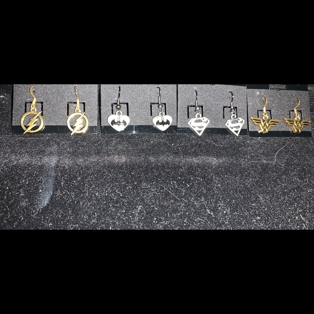 Justice League earrings set